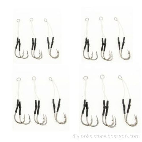 6#-9# Sea Fishing Iron Plate Hook with String